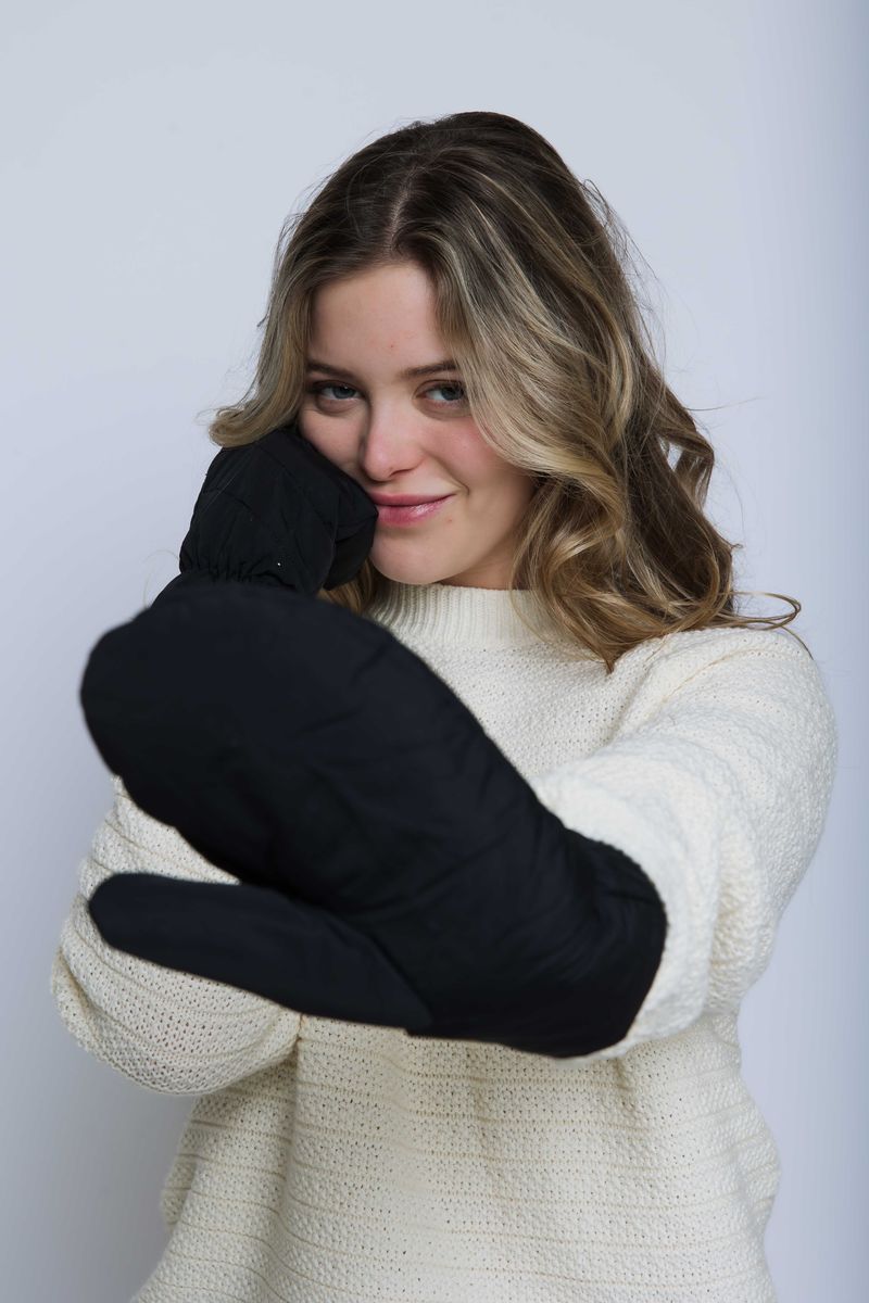 ORB PUFFER MITT - BLACK