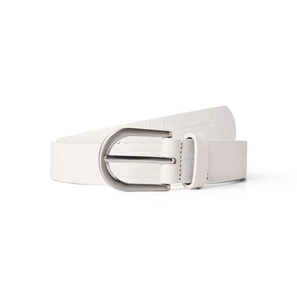 LADIES NORA BELT - WHITE - Vi-Leen's Fashions