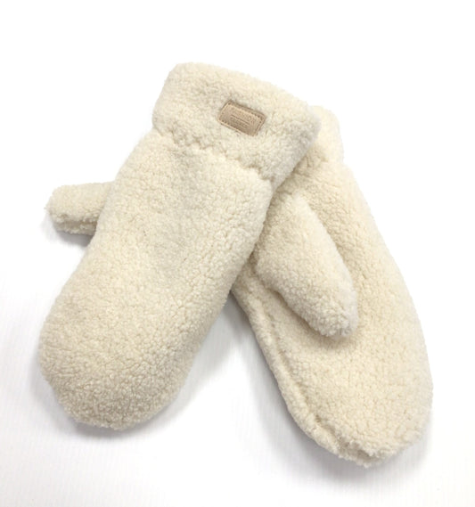 TEDDY MITTS - CREAM