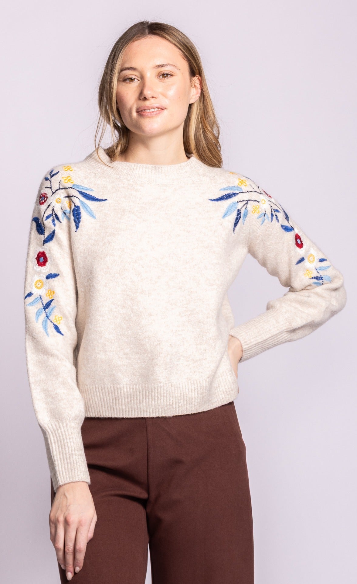 PINK MARTINI HOLLAND SWEATER - Vi-Leen's Fashions