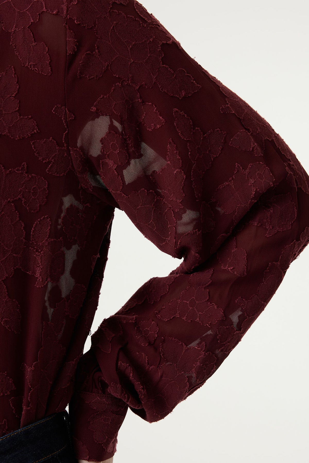 GARCIA TEXTURED BLOUSE - ROSEWOOD - Vi-Leen's Fashions