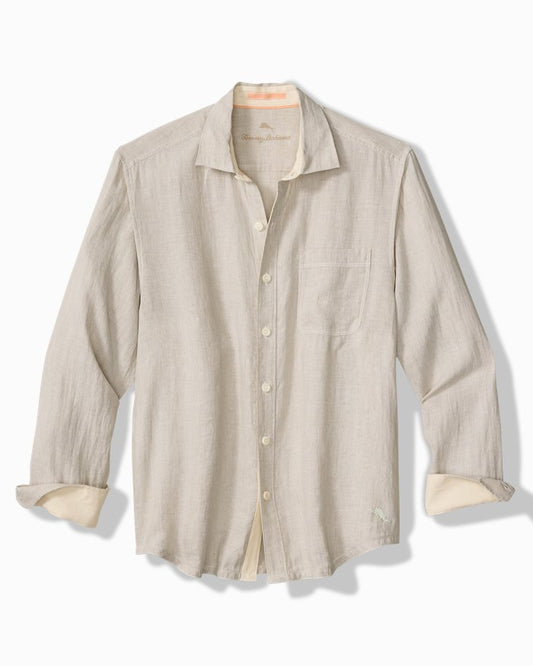 MEN'S TOMMY BAHAMA PARADISE BREEZER SHIRT - NATURAL