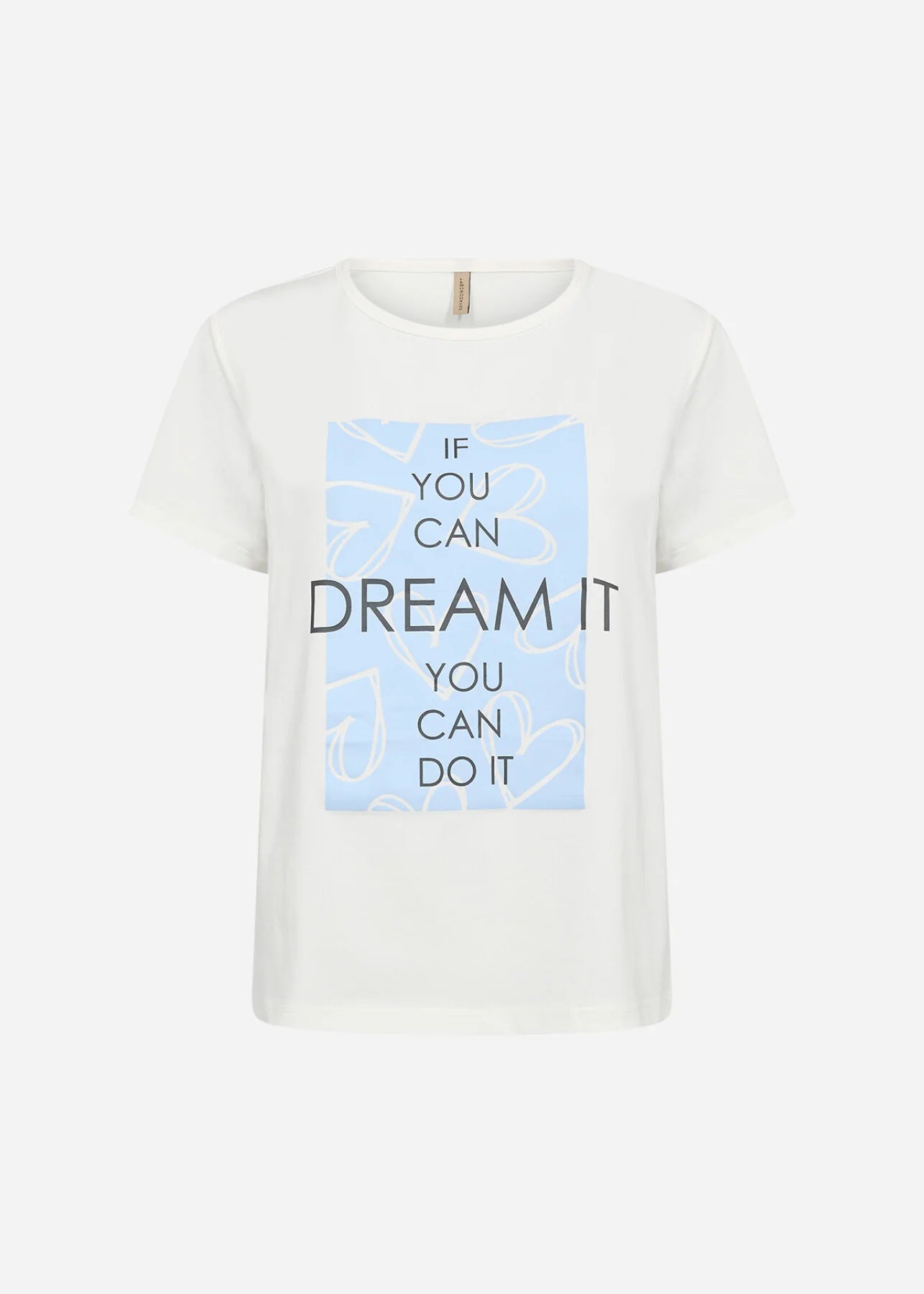 SOYACONCEPT YOU CAN DREAM IT T-SHIRT - WHITE - Vi-Leen's Fashions