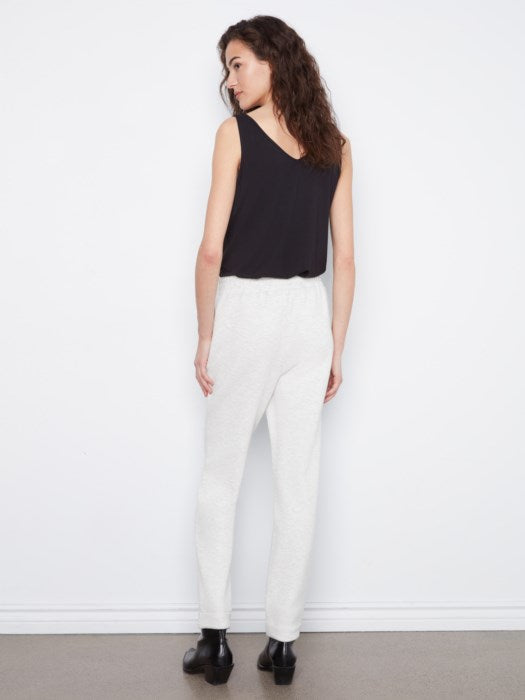 CHARLIE B SCUBA JOGGER - LIGHT HEATHER GREY