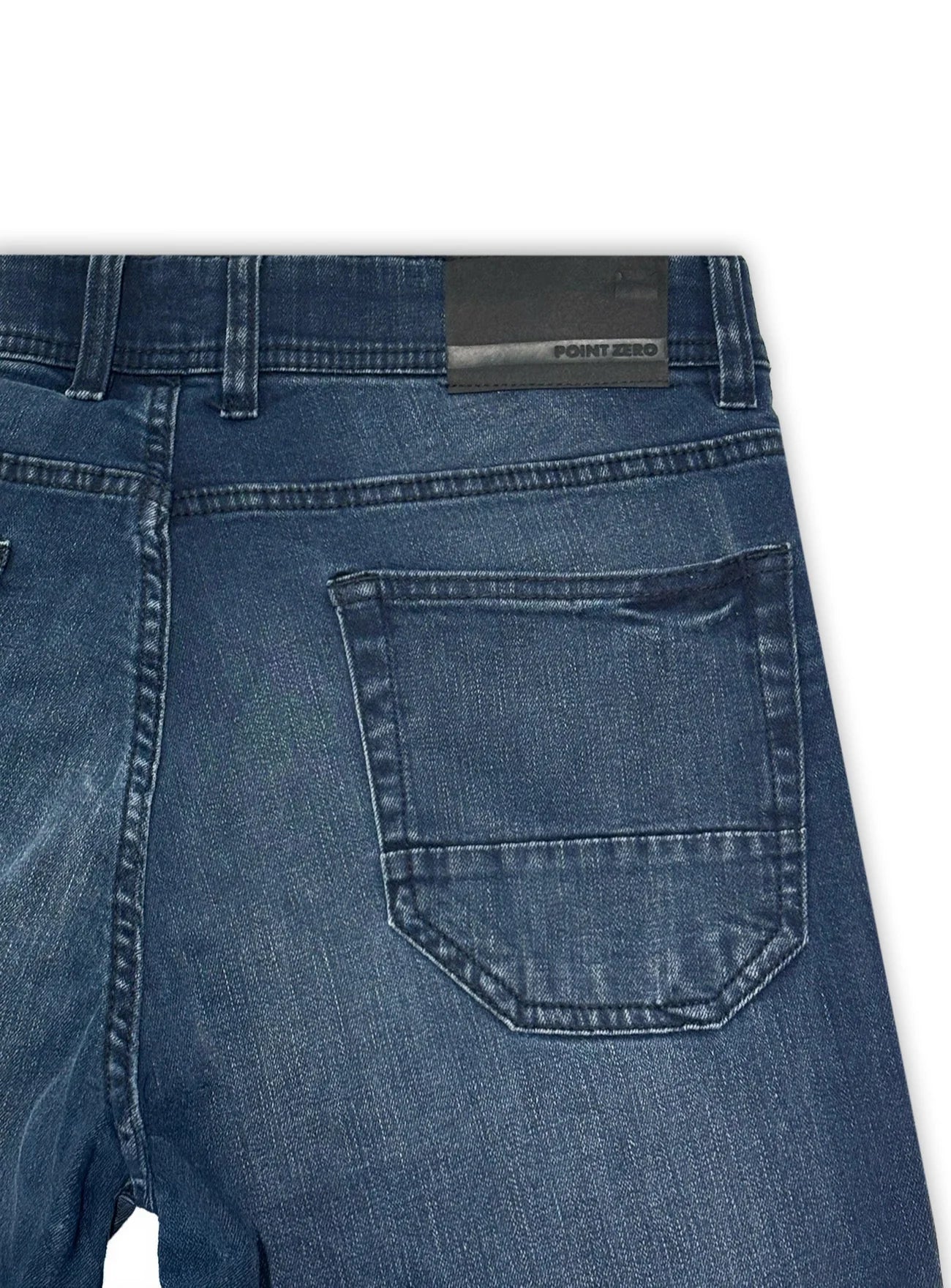 MEN'S POINT ZERO SLIM FIT 5 POCKET JEAN - BLUE - Vi-Leen's Fashions