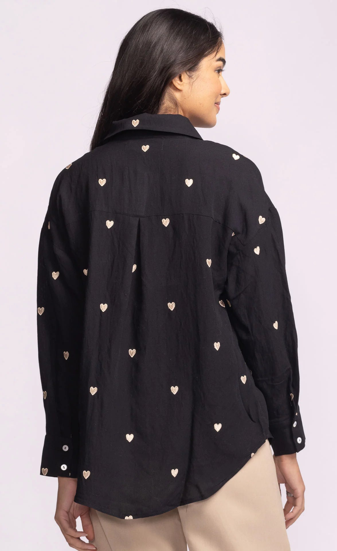 PINK MARTINI SPEZIA BLOUSE - BLACK