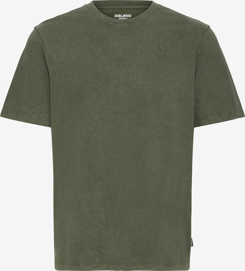 BLEND WASH T-SHIRT - FOREST