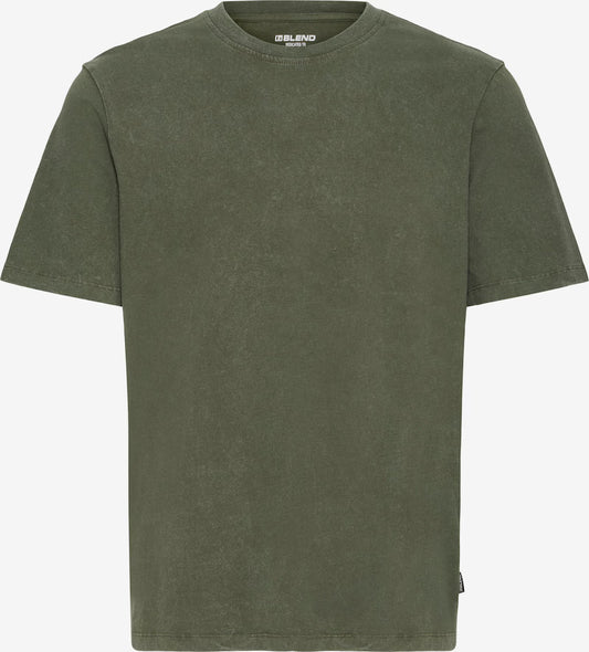 BLEND WASH T-SHIRT - FOREST