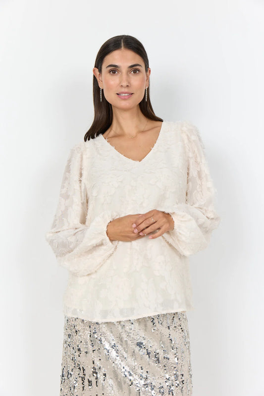 SOYACONCEPT ALTHEA BLOUSE - CREAM