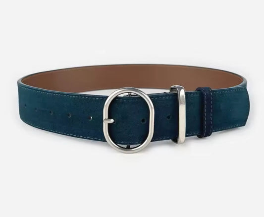 ARMOIR SUEDE BELT - BLUE