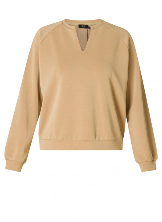 YEST RAYCE MODAL PULLOVER - LIGHT TAUPE