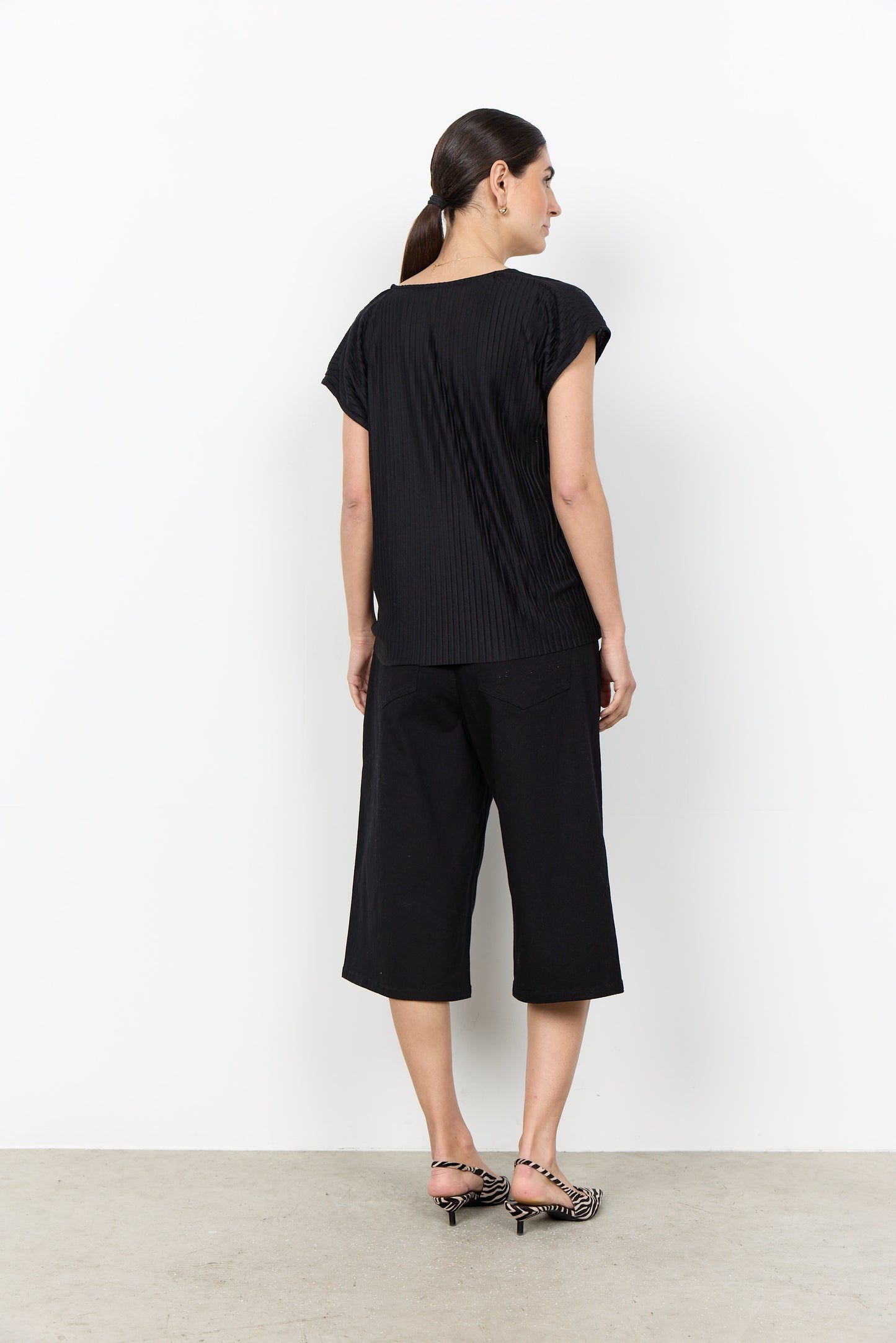 SOYACONCEPT KIRIT TOP - BLACK