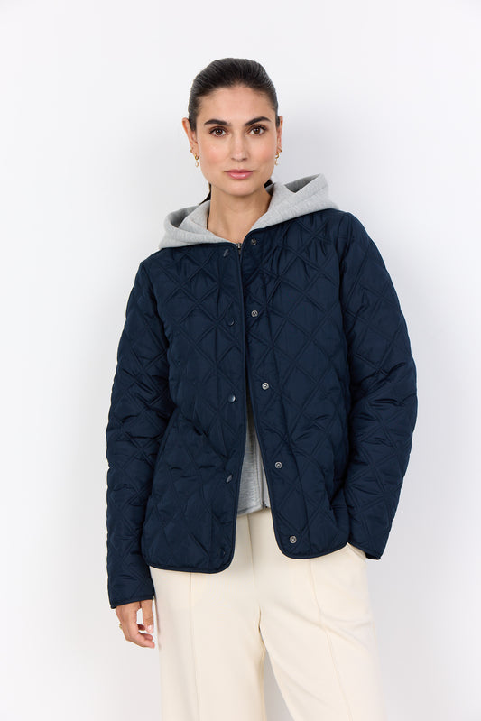 SOYACONCEPT FENYA FOOLER JACKET - NAVY