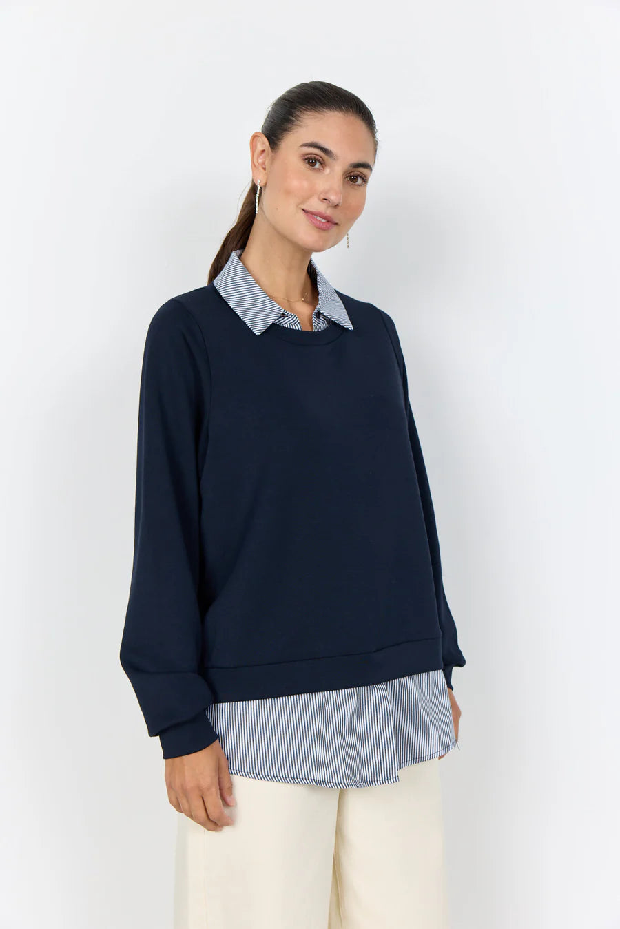 SOYACONCEPT BANU FOOLER - NAVY