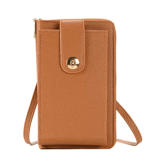 SOLINA PHONE CROSSBODY - CAMEL - Vi-Leen's Fashions