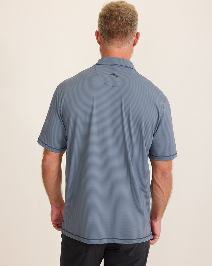 MEN'S TOMMY BAHAMA COSTA WAVE POLO - TURBULEN