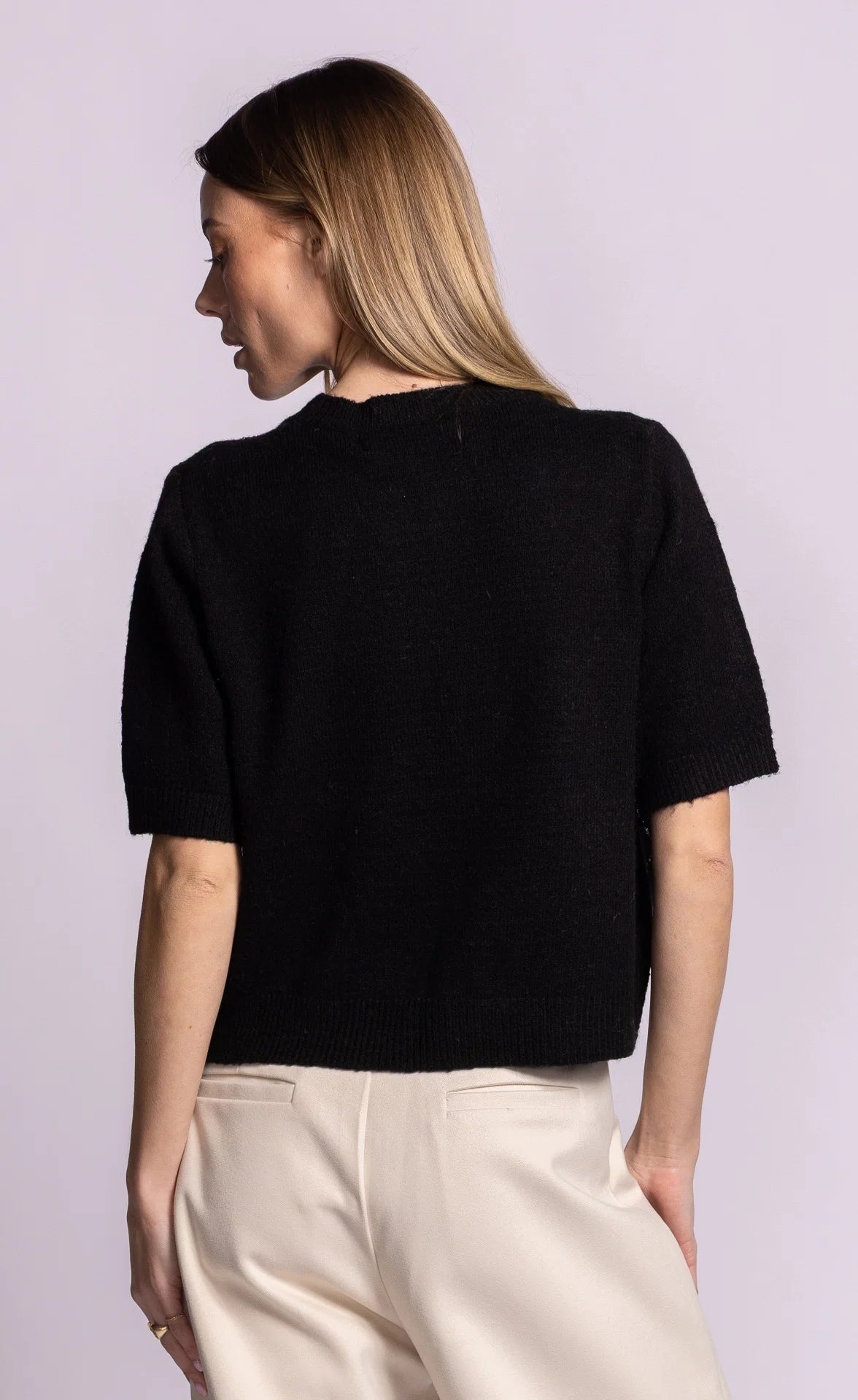 PINK MARTINI ESME SWEATER - BLACK
