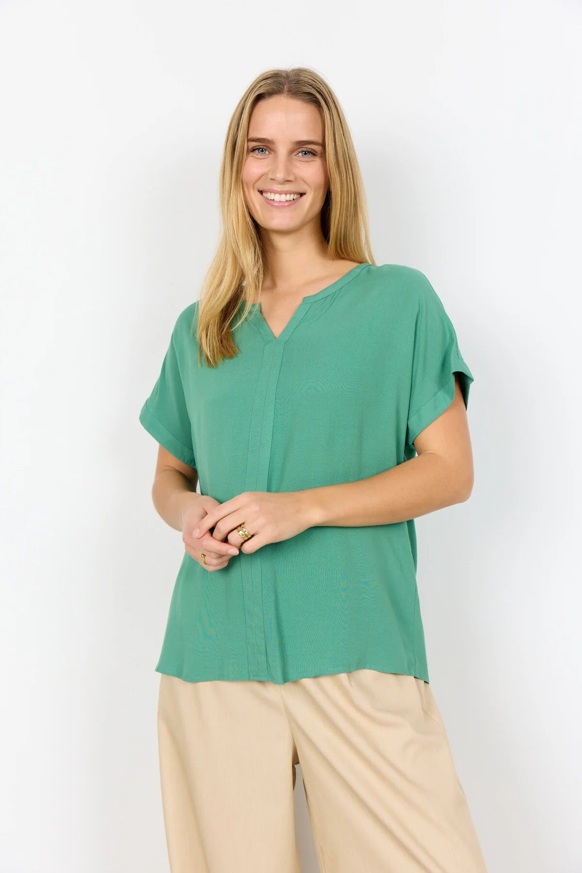 SOYACONCEPT RADIA BLOUSE - FROSTY SPRUCE - Vi-Leen's Fashions