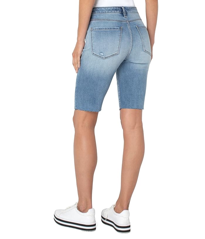 LIVERPOOL CRUISER SHORT WITH CUT HEM - EASTPORT - Vi-Leen's Fashions