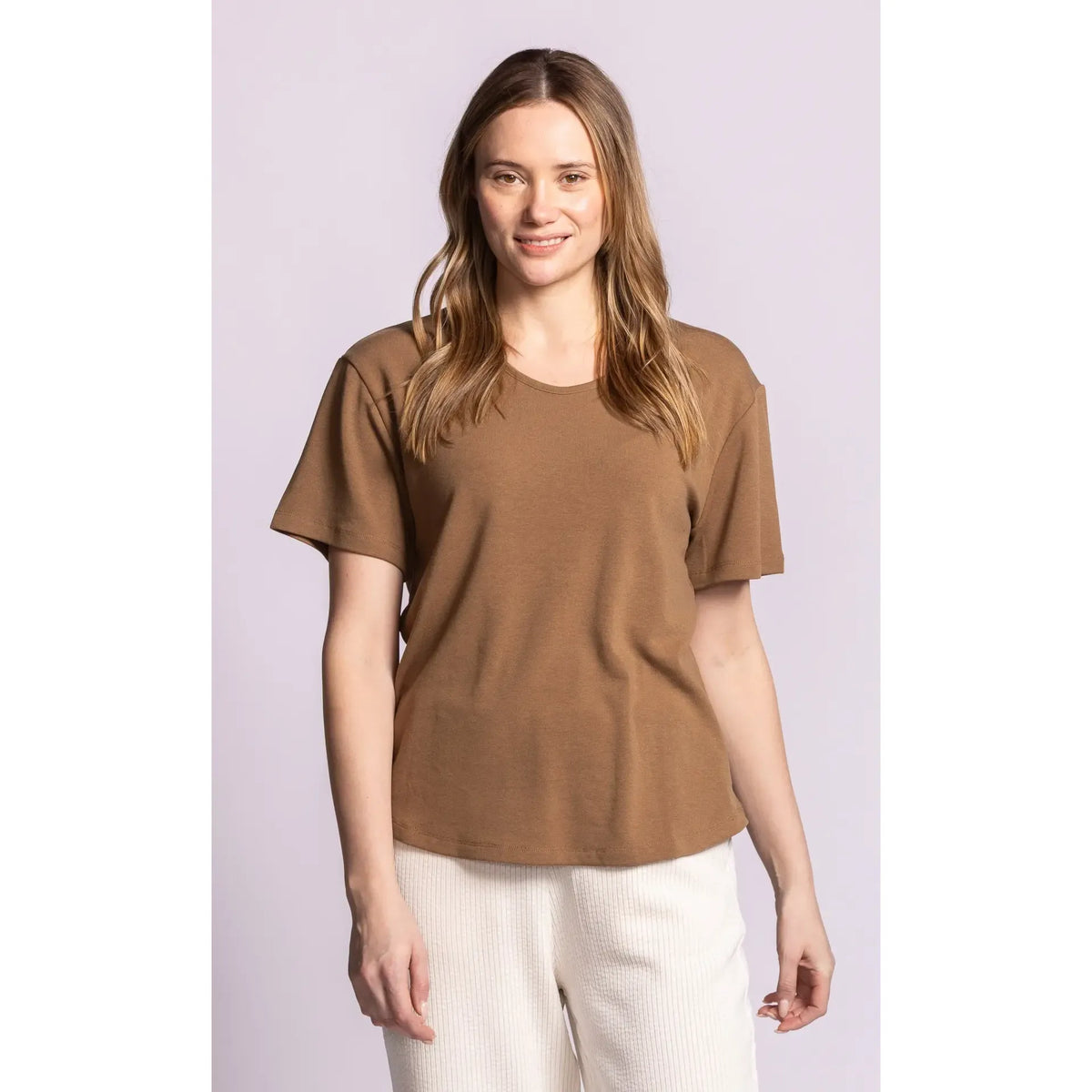 PINK MARTINI RHIANNON TOP - BROWN
