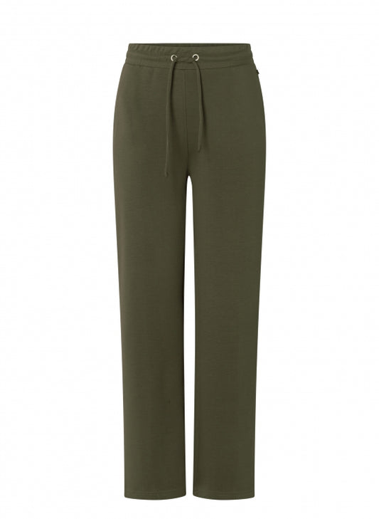 YEST OIRLA PANT WITH FRONT SEAMING - ARMY GREEN