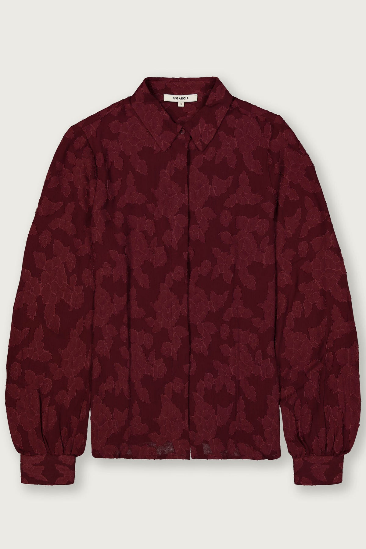 GARCIA TEXTURED BLOUSE - ROSEWOOD - Vi-Leen's Fashions