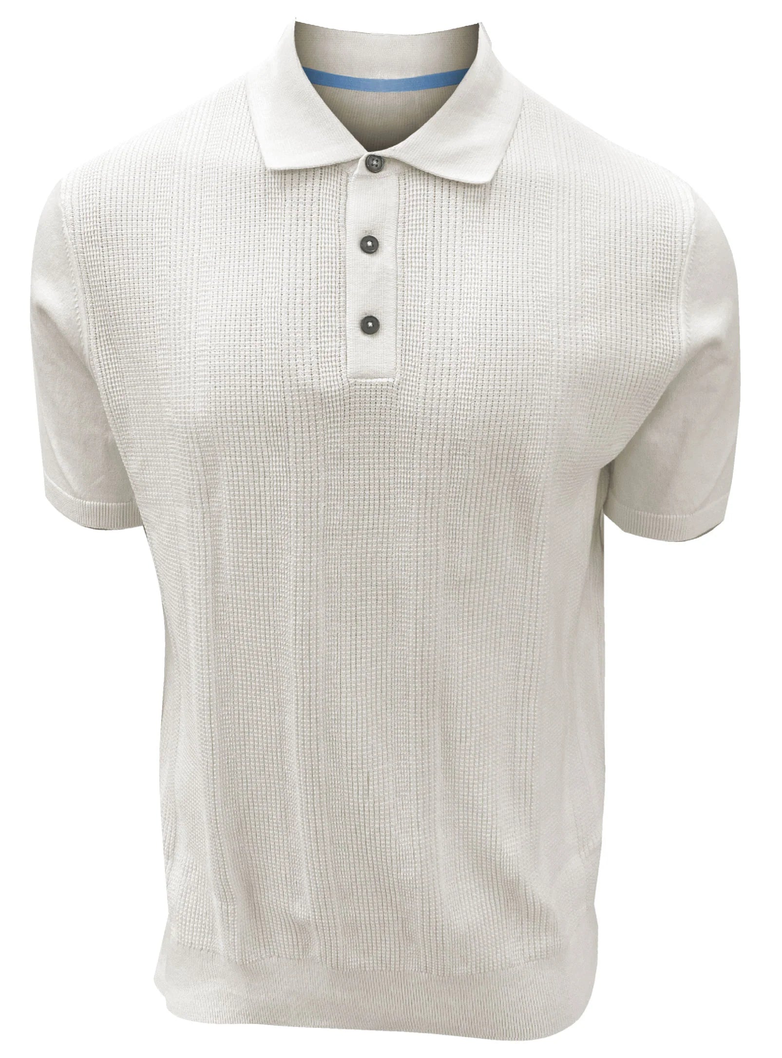 MEN'S POINT ZERO TEXTURED POLO - EGGSHELL - Vi-Leen's Fashions