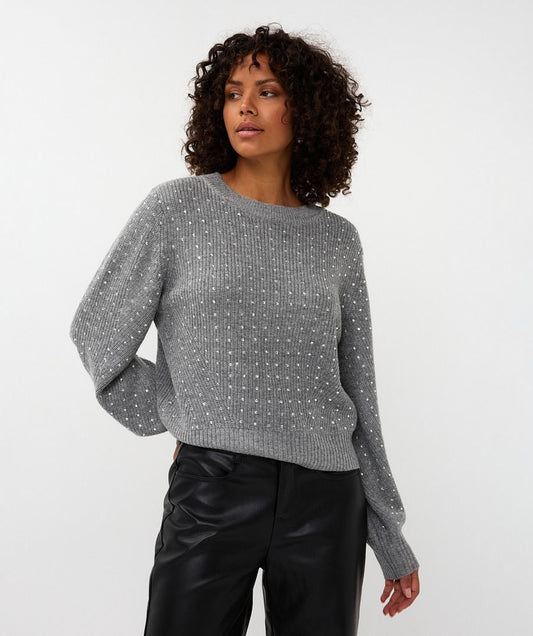 ESQUALO GREY MELANGE SWEATER