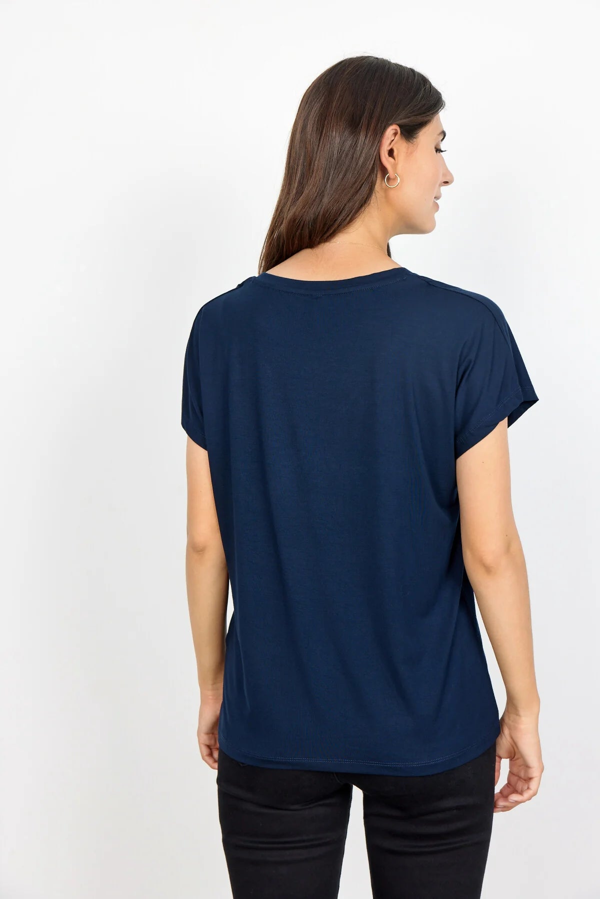 SOYACONCEPT MARICA LYOCELL T-SHIRT - NAVY - Vi-Leen's Fashions