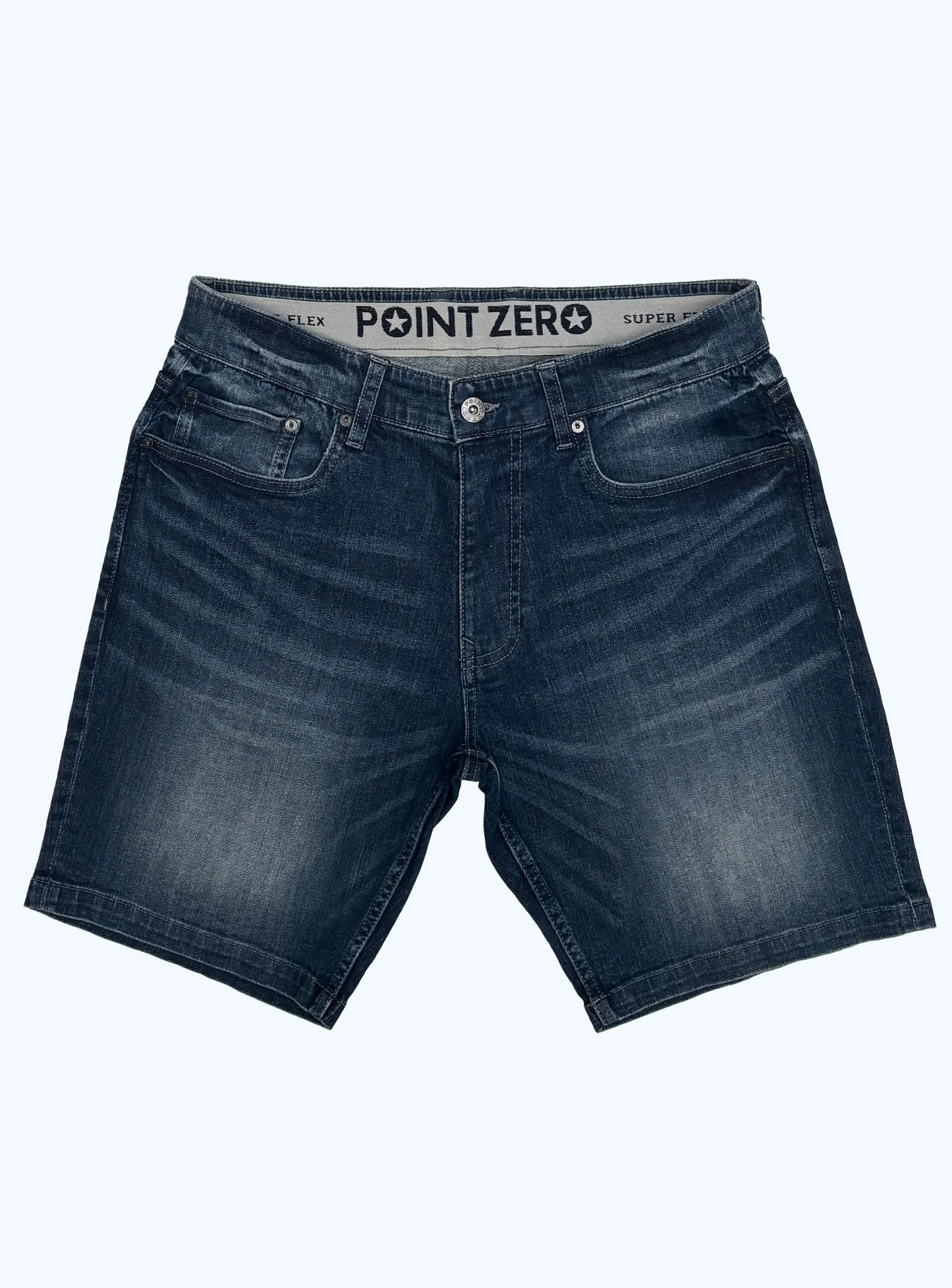 MEN'S POINT ZERO DENIM SHORT - DARK INDIGO - Vi-Leen's Fashions