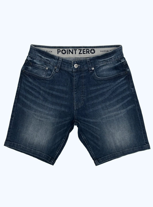 MEN'S POINT ZERO DENIM SHORT - DARK INDIGO - Vi-Leen's Fashions