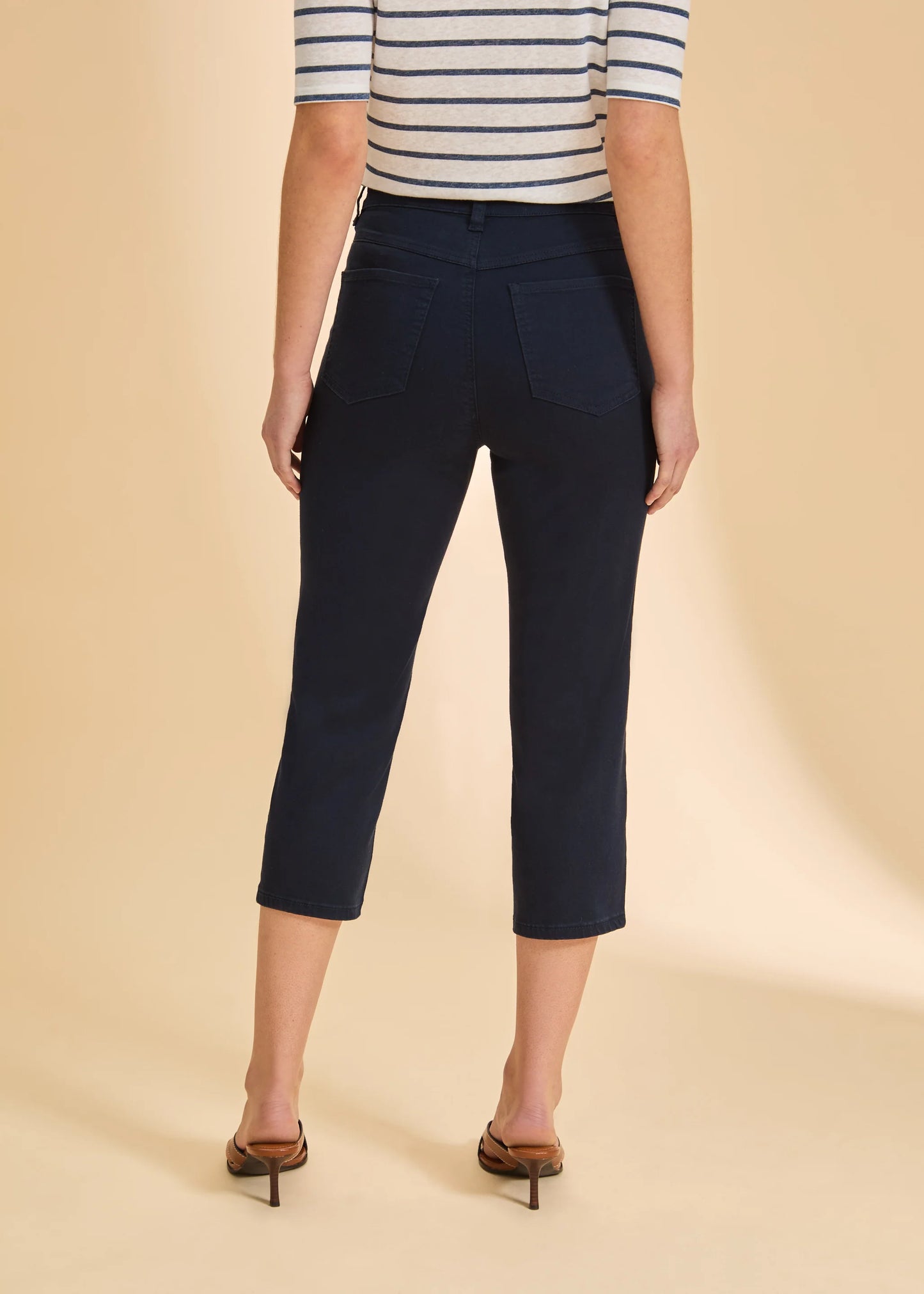 FDJ SUZANNE CAPRI - NAVY - Vi-Leen's Fashions