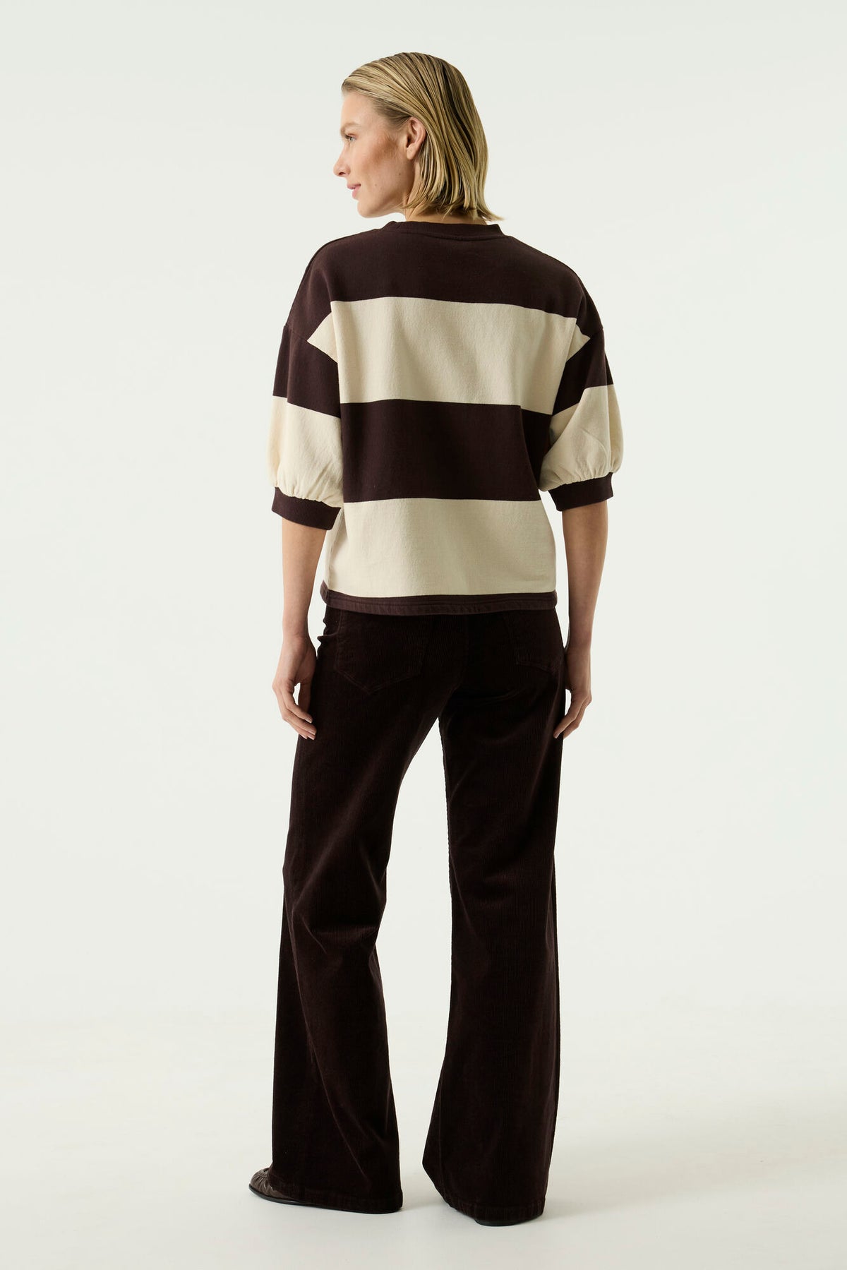 GARCIA STRIPE SWEATSHIRT - HAZEL BLOOM - Vi-Leen's Fashions