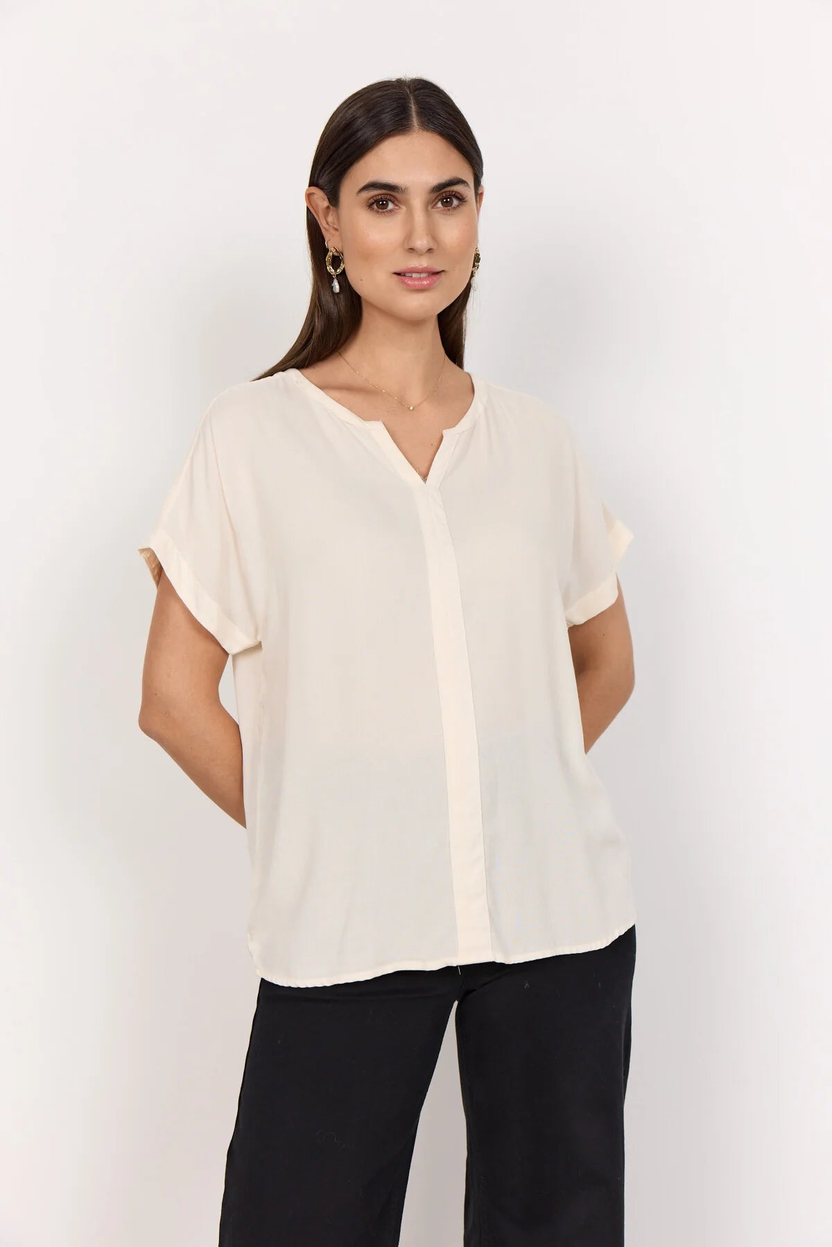 SOYACONCEPT RADIA TOP - CREAM - Vi-Leen's Fashions