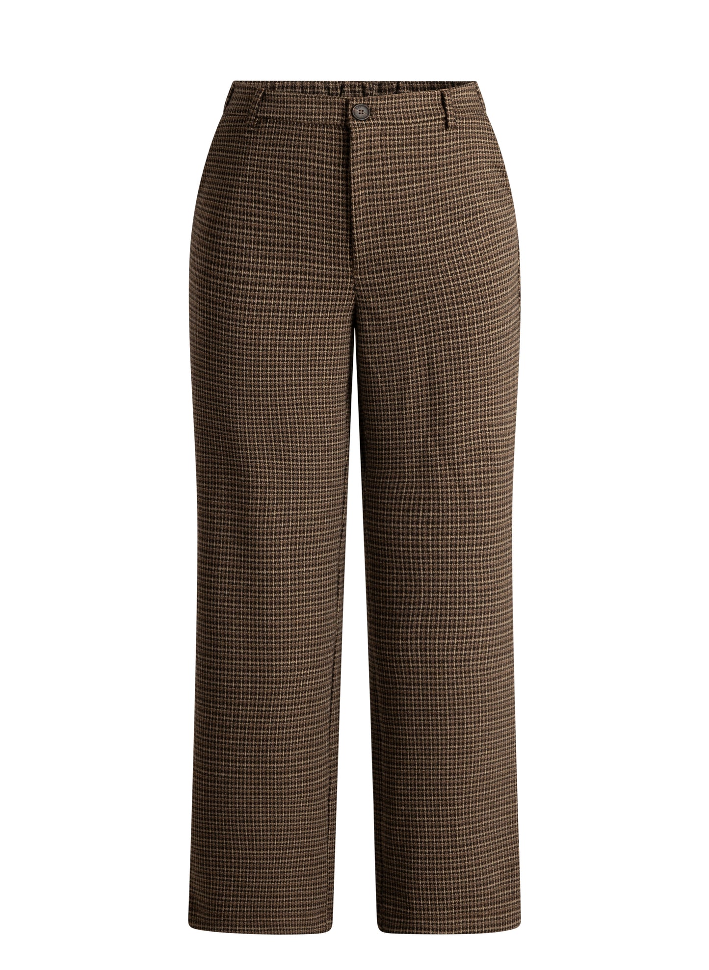 YEST BELINDA PANT - MOCCA BROWN MULTI