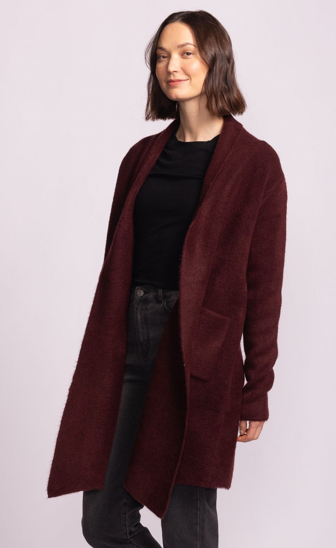 PINK MARTINI STOCKPORT JACKET - AUBERGINE