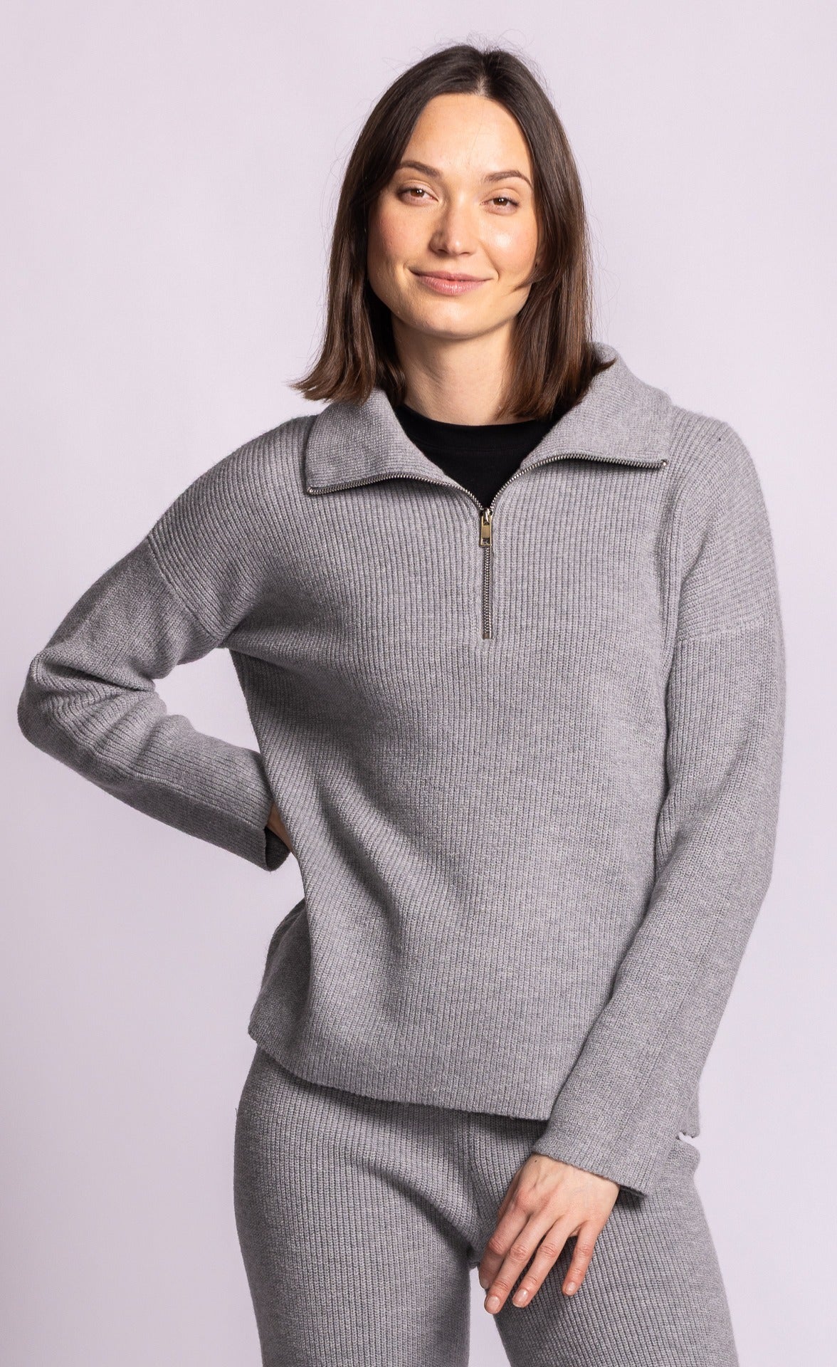 PINK MARTINI VERITY SWEATER - GREY