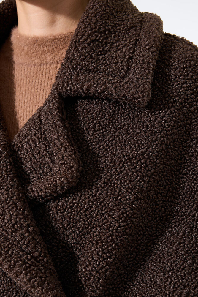 GARCIA OVERSIZED VEST - NIGHT BROWN