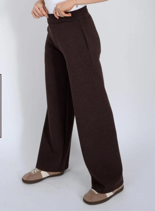 RD STYLE VICTORIA SOFT PULL ON PANT - BROWN