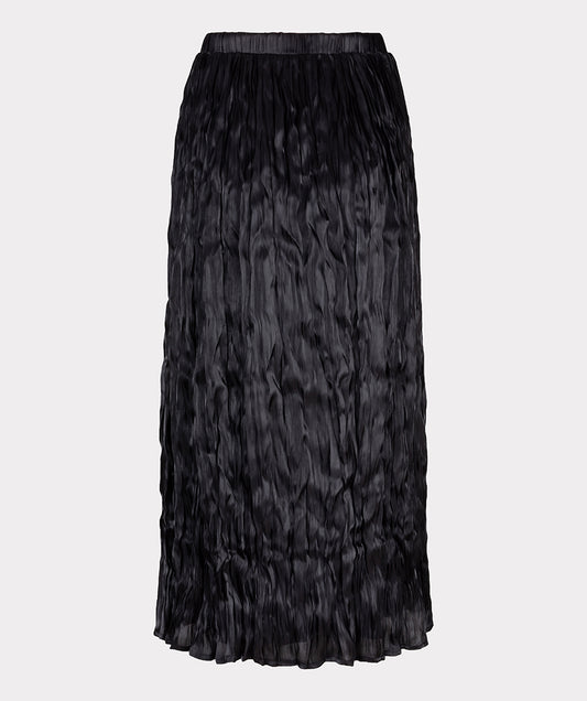 ESQUALO LINED SKIRT - BLACK