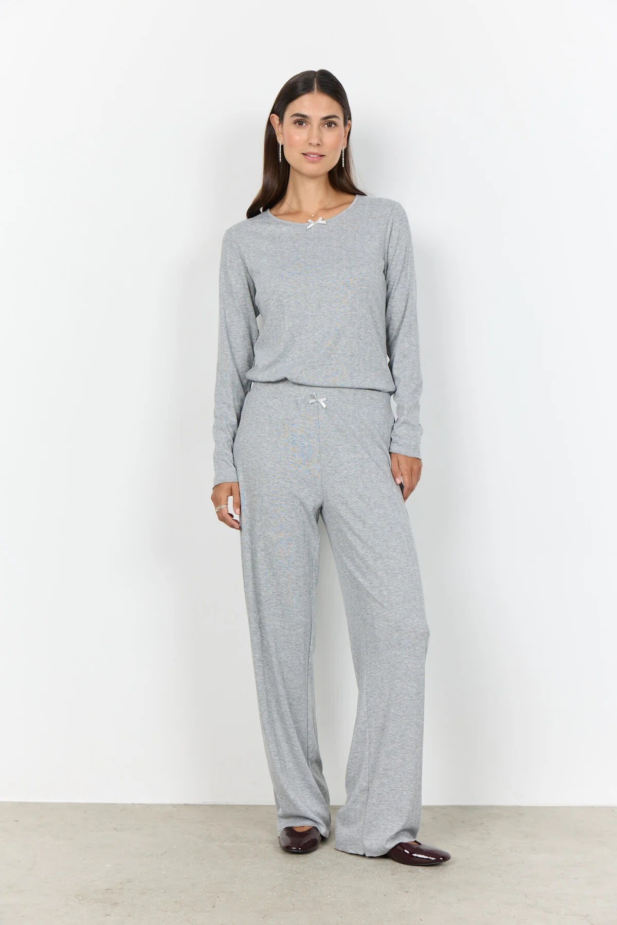SOYACONCEPT ALEA PAJAMA/LOUNGE SET - LIGHT GREY