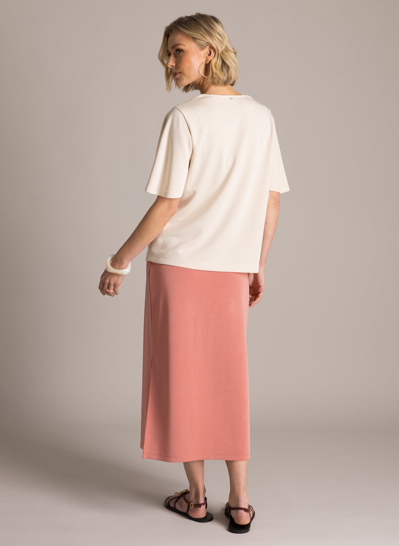 YEST KYRA SKIRT - DARK TERRA - Vi-Leen's Fashions