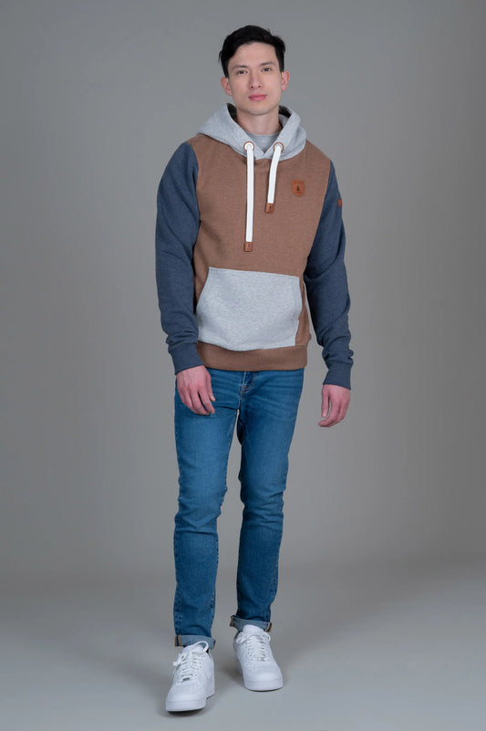 WANAKOME LOFTUS OAK MIX HOODIE