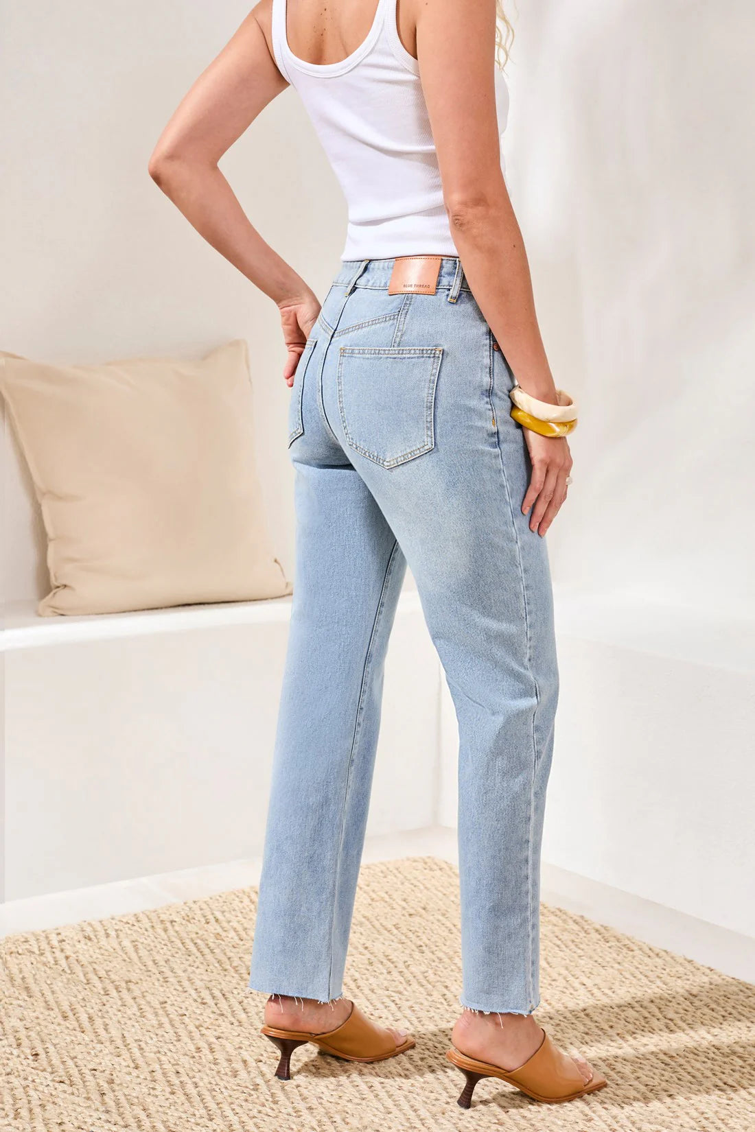 TRIBAL SOPHIA CURVY STRAIGHT 90'S DENIM  - EAST COAST - Vi-Leen's Fashions