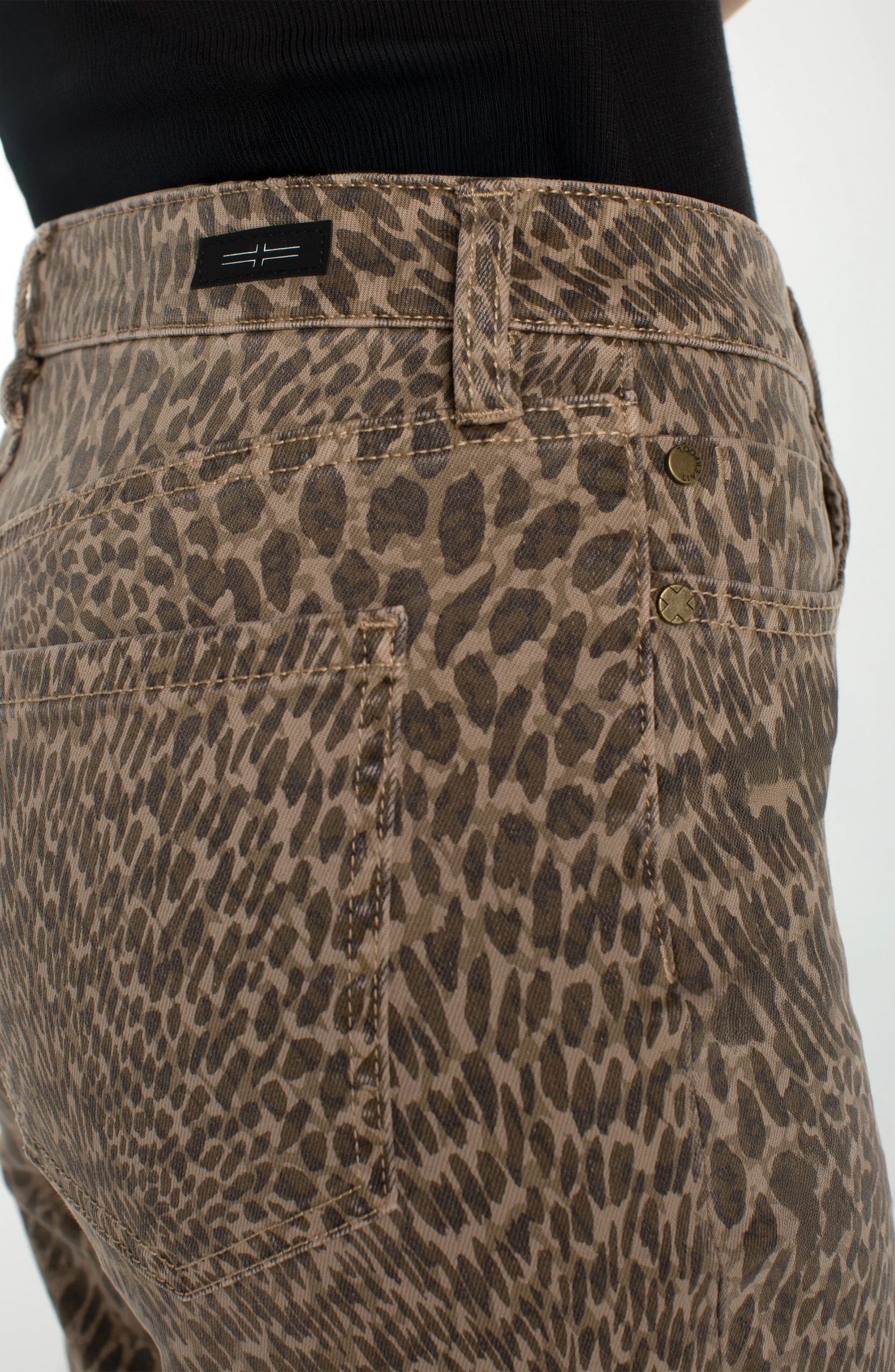 LIVERPOOL KENNEDY STRAIGHT WIDE HEM PANT - ANIMAL - Vi-Leen's Fashions