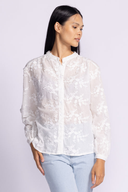 PINK MARTINI KATHERINE BLOUSE - WHITE