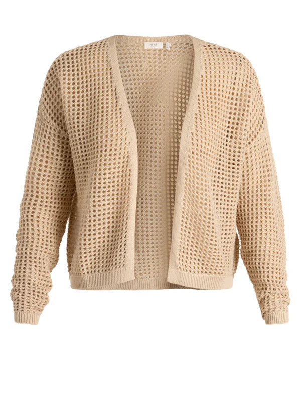 YEST MAGDA CARDIGAN - SAND - Vi-Leen's Fashions
