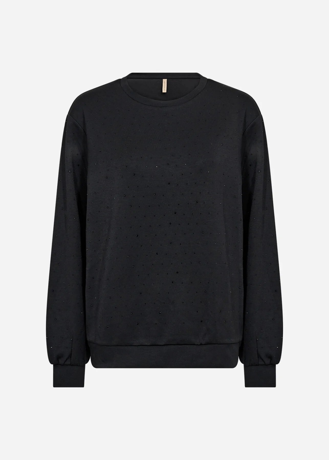 SOYACONCEPT BANU SEQUINS PULLOVER - BLACK