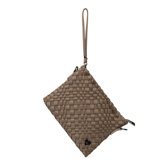 WINDSOR WOVEN CARD/COIN HOLDER - BUFF - Vi-Leen's Fashions