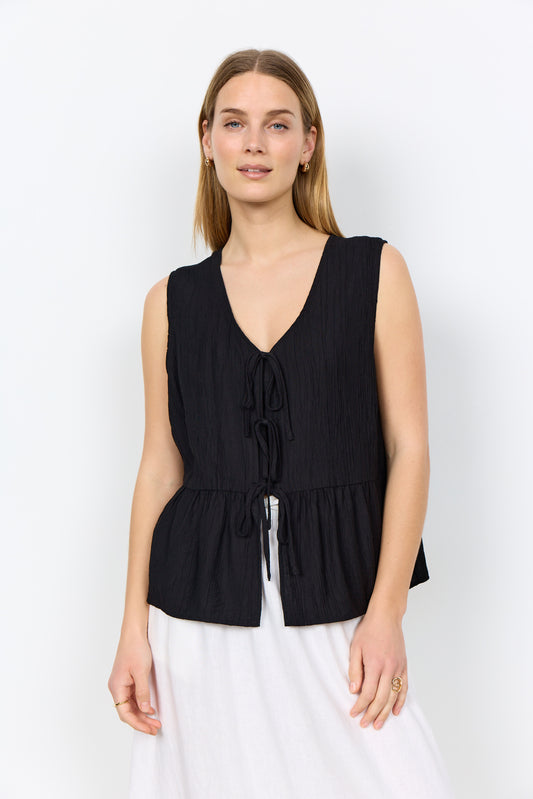 SOYACONCEPT FABRINA TOP - BLACK - Vi-Leen's Fashions